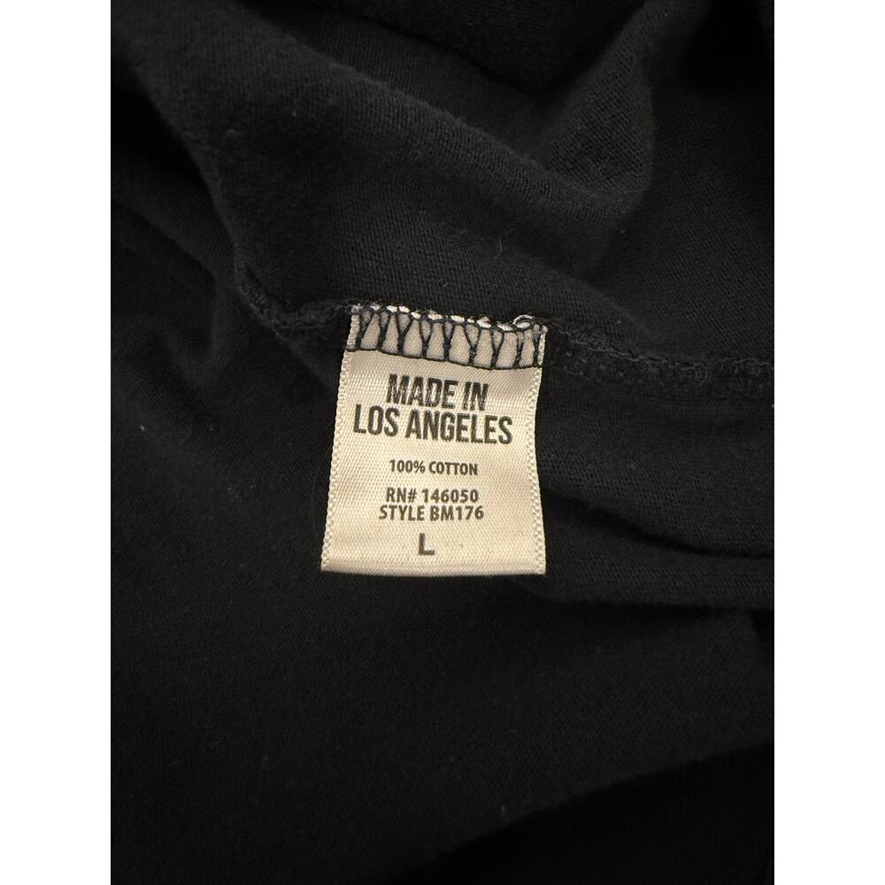 Buck Mason Long Sleeve Henley Black- Cotton - Picture 3 of 7